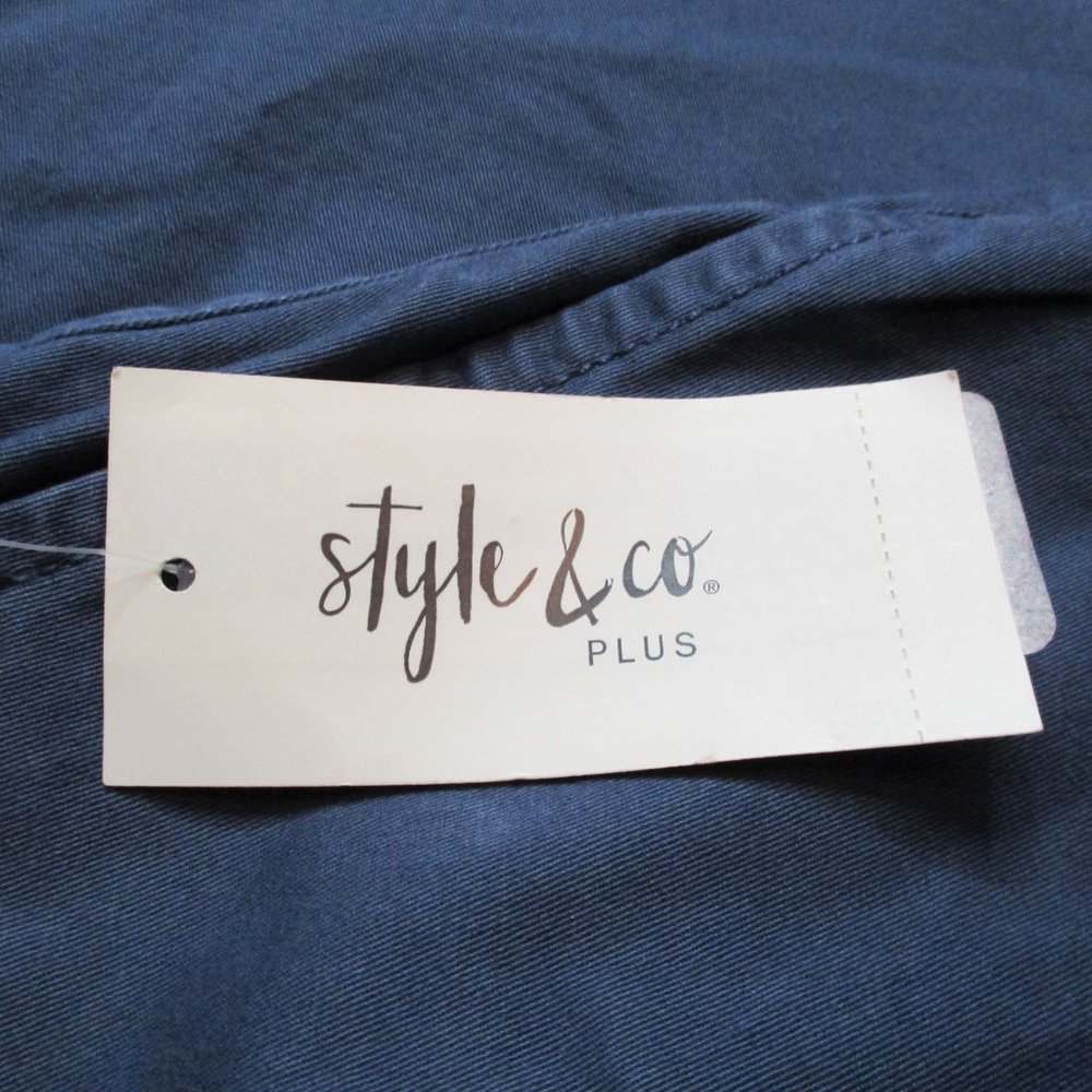 Style & Co Plus Chino Bermuda Shorts - Picture 5 of 7